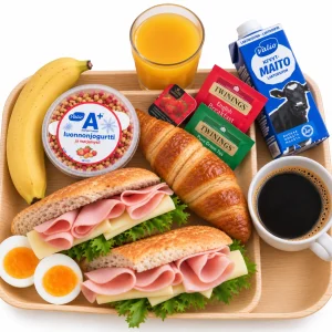 Adult breakfast delivered to your accommodation in Levi